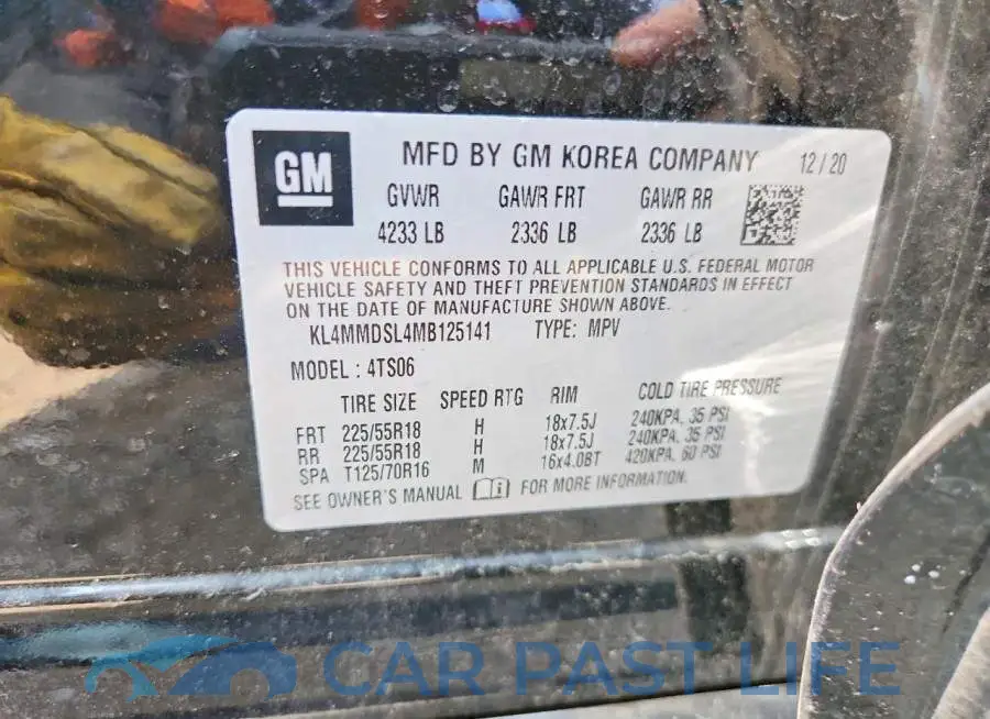 KL4MMDSL4MB125141# 12