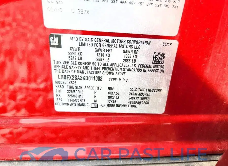 LRBFX2SA2KD011003# 13