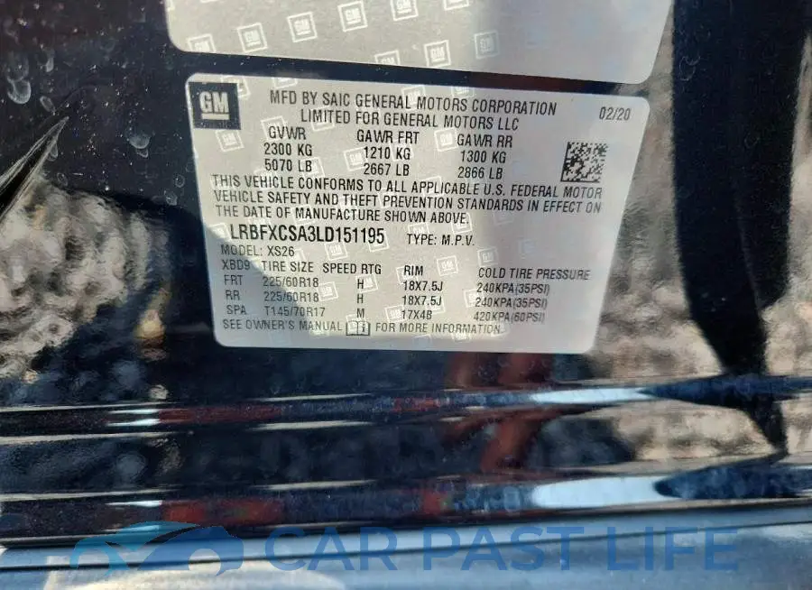 LRBFXCSA3LD151195# 12