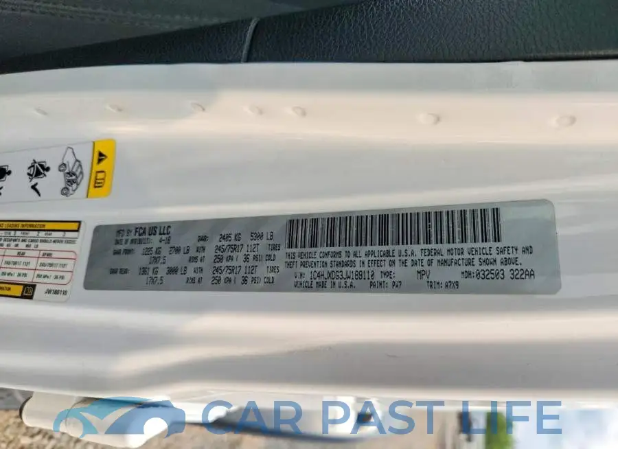 1C4HJXDG3JW188110# 14