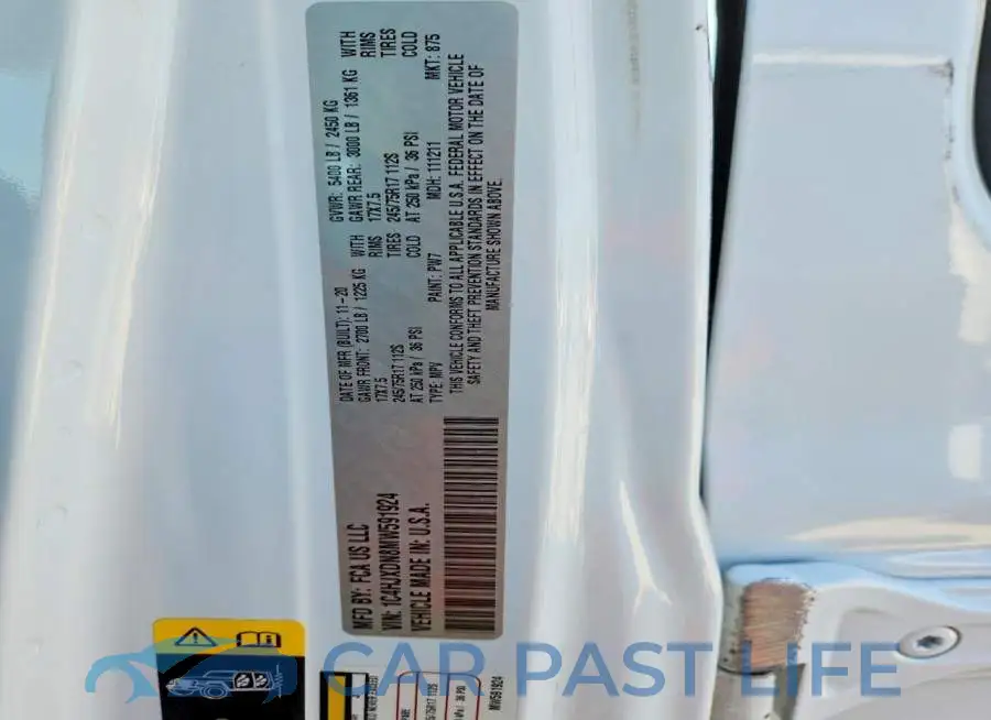 1C4HJXDN8MW591924# 12