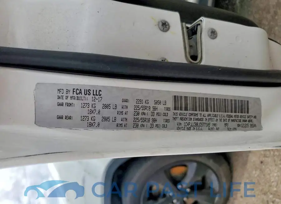 1C4PJLCB8JD577105# 12