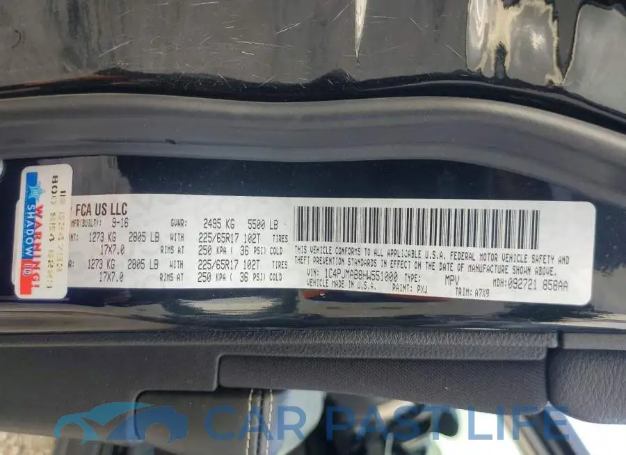 1C4PJMAB8HW551000# 14