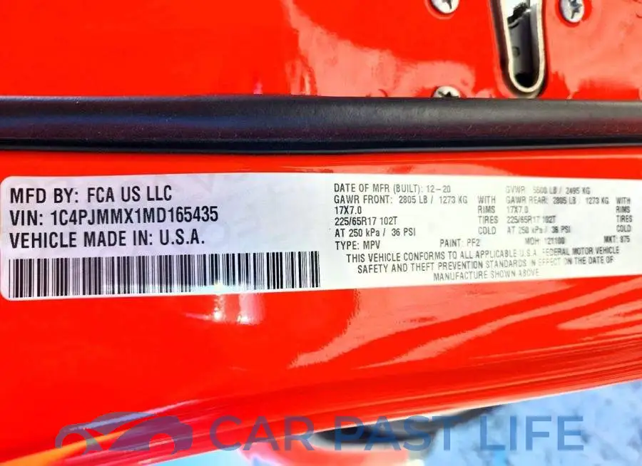 1C4PJMMX1MD165435# 13