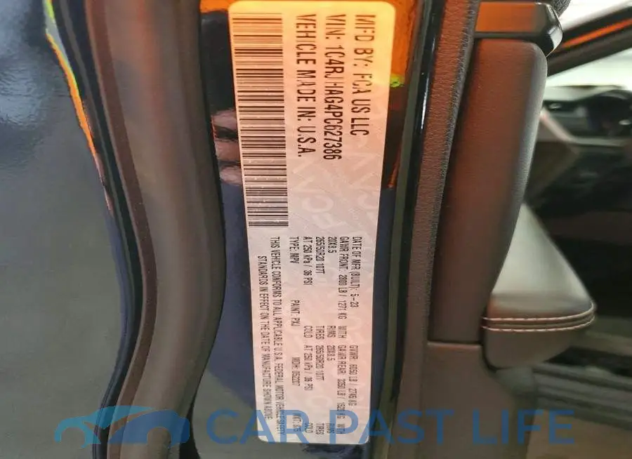 1C4RJHAG4PC627386# 12