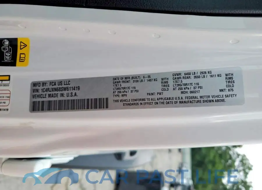 1C4RJXN68SW611419# 12