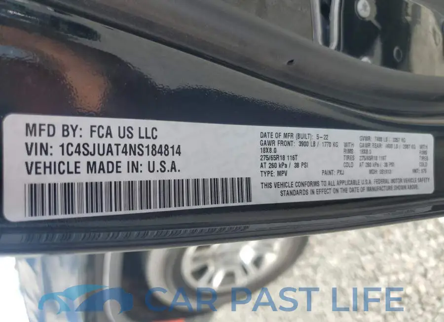 1C4SJUAT4NS184814# 13