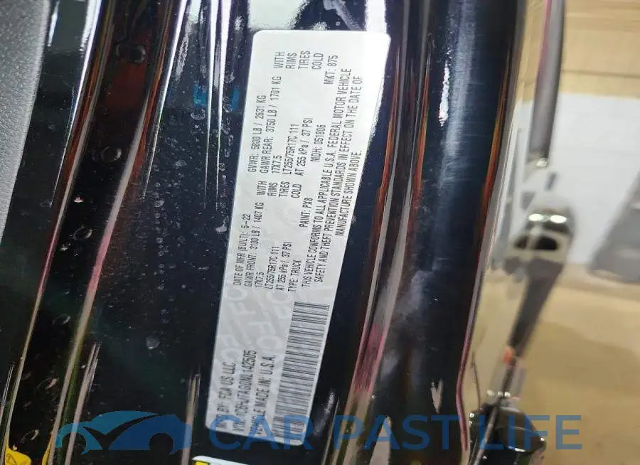 1C6HJTAG0NL142505# 12