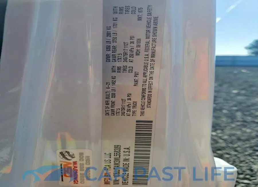 1C6JJTAM3ML558389# 12