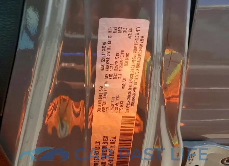 1C6JJTBG7ML601334# 12