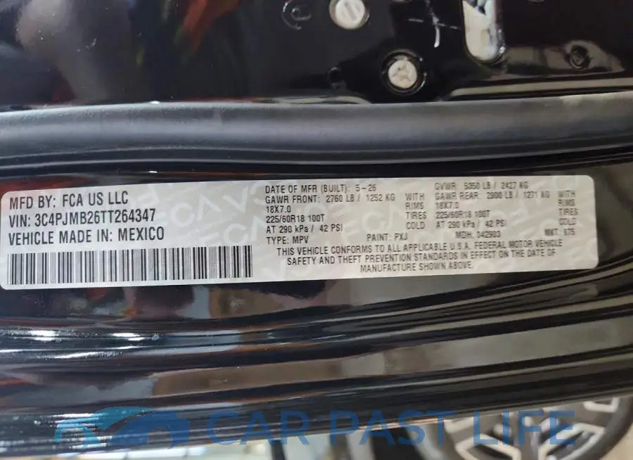 3C4PJMB26TT264347# 13