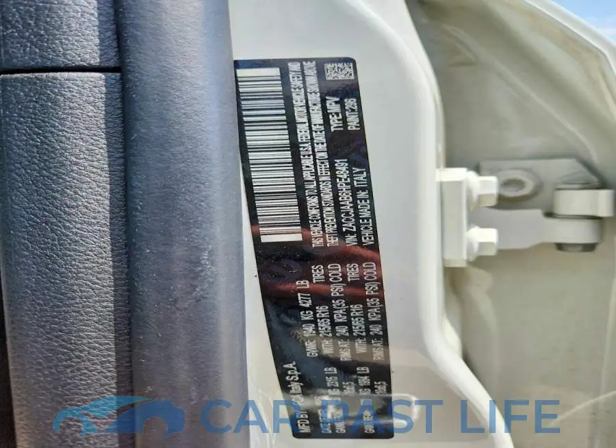 ZACCJAAB6HPE48491# 13