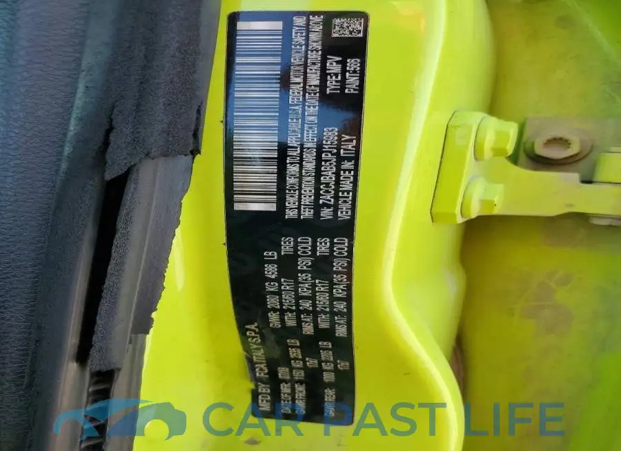ZACCJBAB5JPJ15983# 13