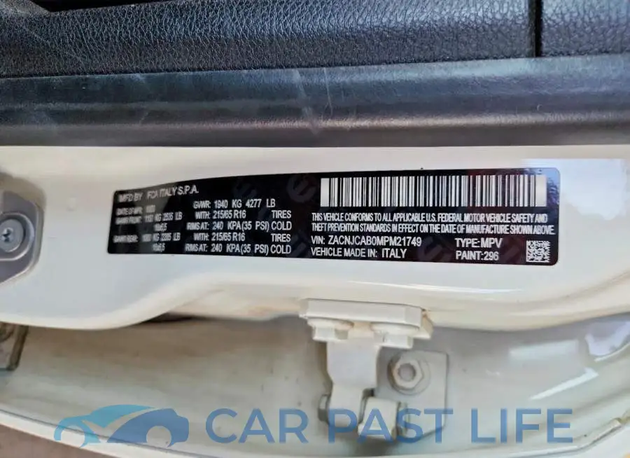 ZACNJCAB0MPM21749# 14