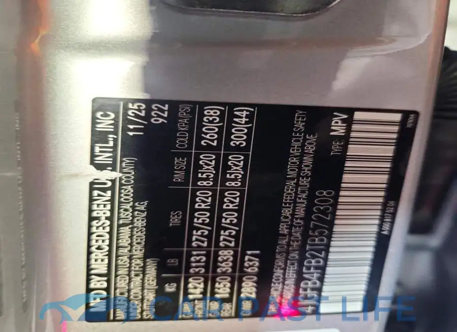 4JGFB4FB2TB572308# 14