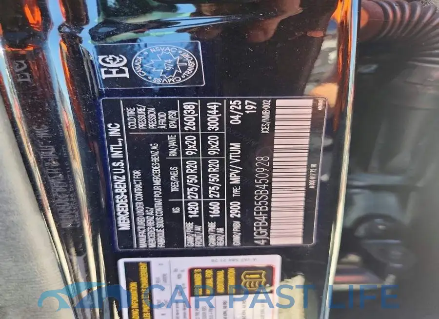 4JGFB4FB5SB450928# 13