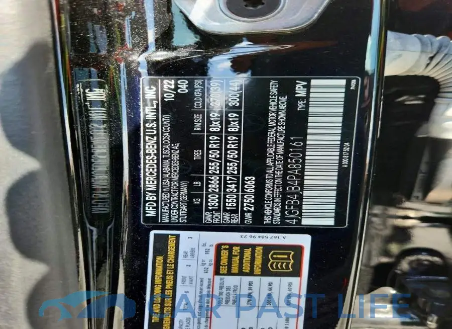 4JGFB4JB4PA850161# 13