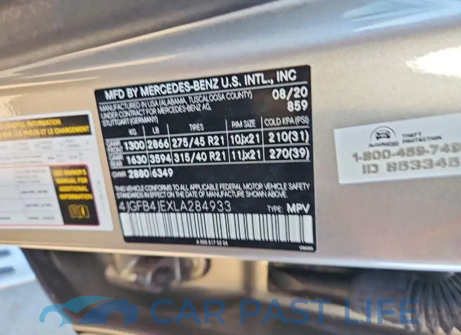 4JGFB4JEXLA284933# 13