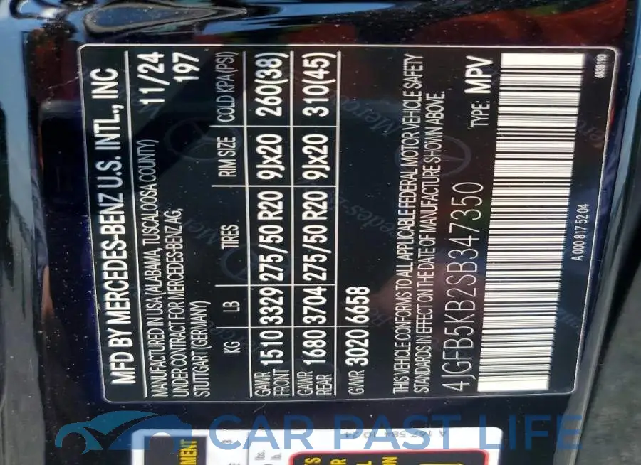 4JGFB5KB2SB347350# 14