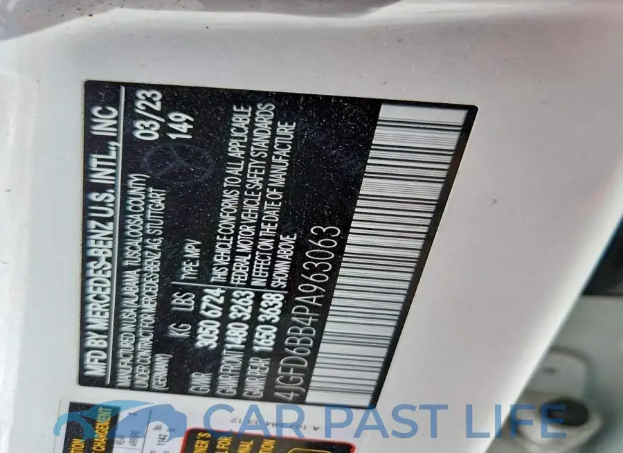 4JGFD6BB4PA963063# 13