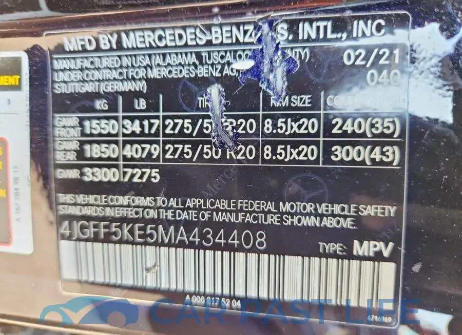 4JGFF5KE5MA434408# 13