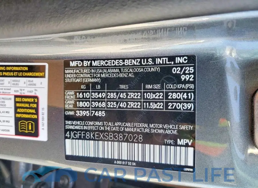 4JGFF8KEXSB387028# 13