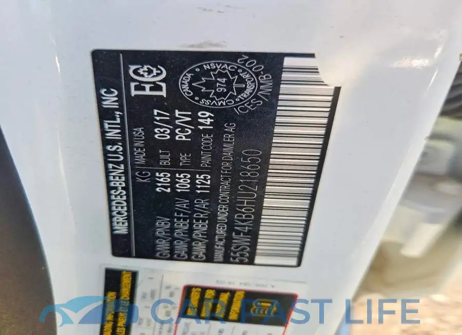 55SWF4KB6HU218650# 13