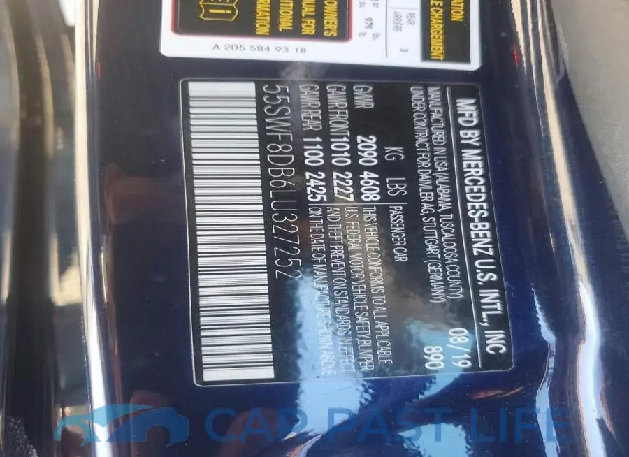 55SWF8DB6LU327252# 12
