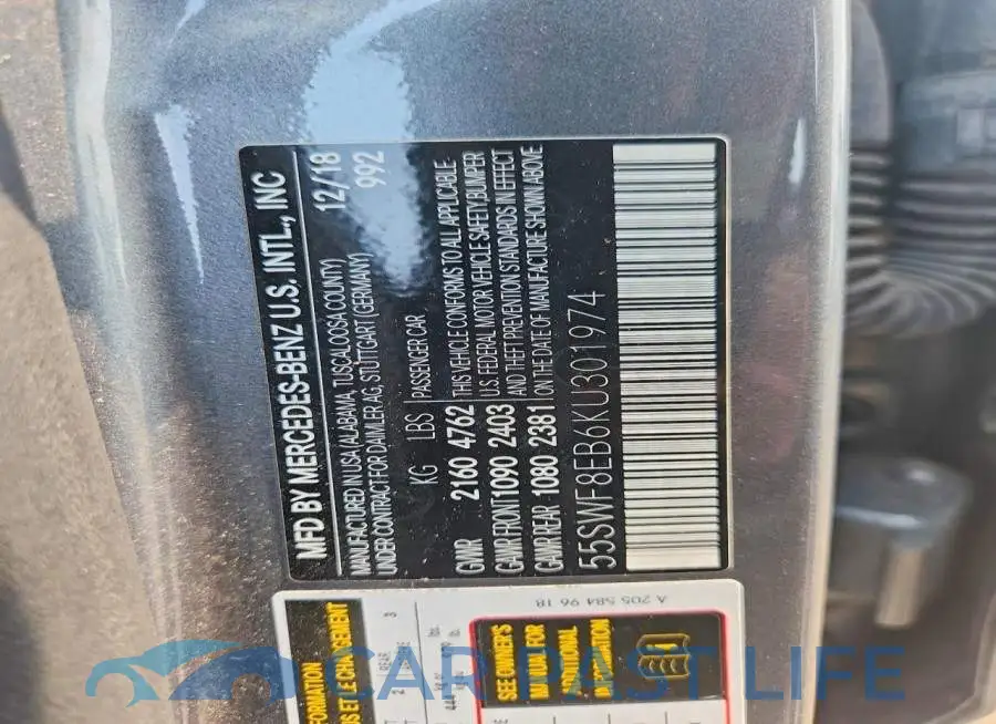 55SWF8EB6KU301974# 12