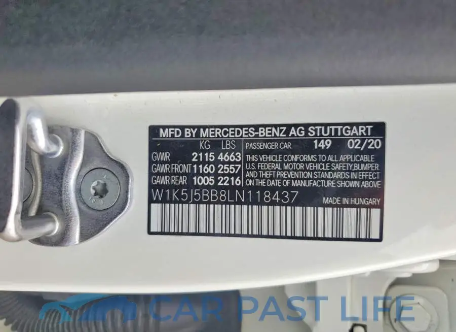 W1K5J5BB8LN118437# 12