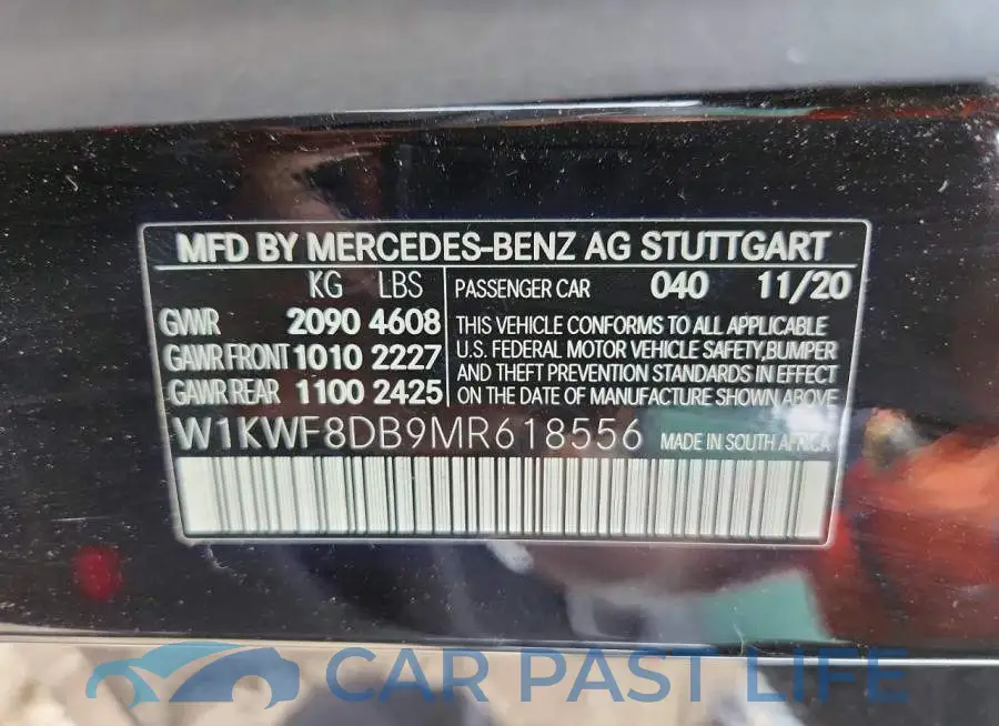 W1KWF8DB9MR618556# 13