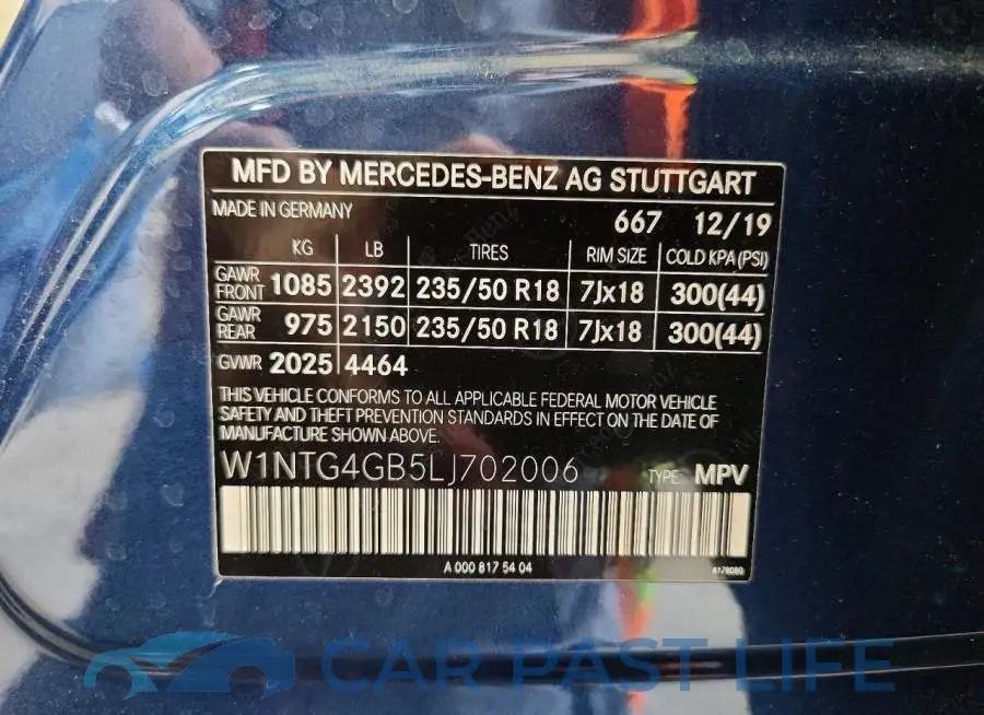 W1NTG4GB5LJ702006# 13