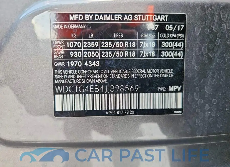 WDCTG4EB4JJ398569# 13