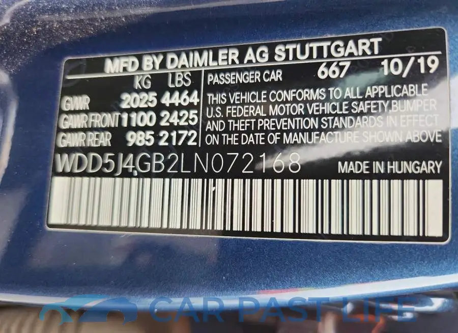WDD5J4GB2LN072168# 13