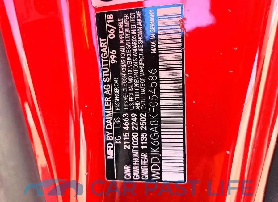 WDDJK6GA8KF054586# 12