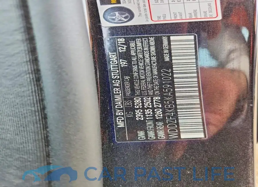 WDDZF4KB5KA591022# 12