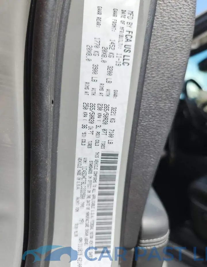 1C4SDHCT6LC222580# 14