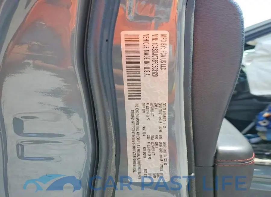 1C4SDJCT8PC603120# 13