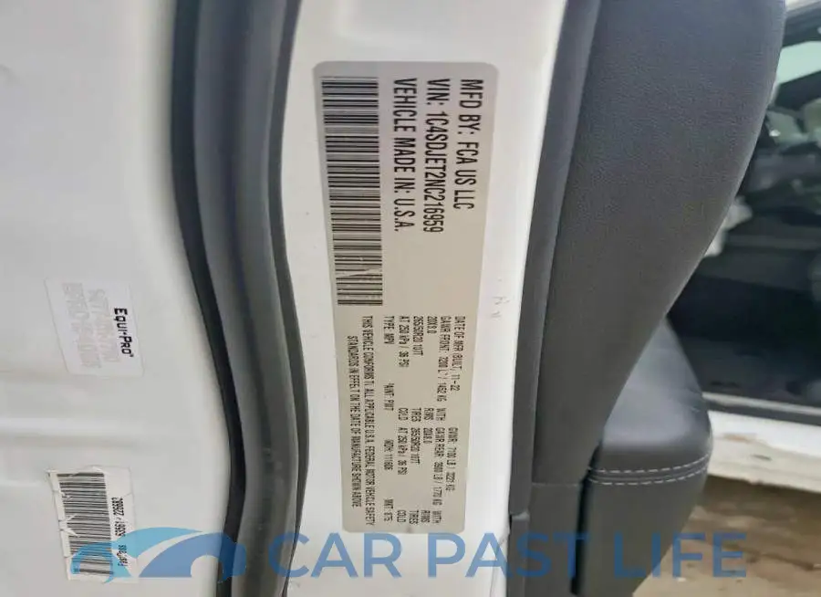 1C4SDJET2NC216959# 13