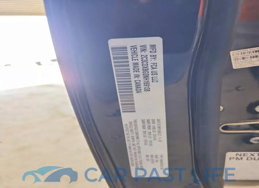 2C3CDXBG0NH169138# 12