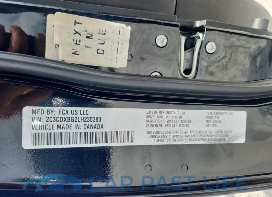 2C3CDXBG2LH235380# 12