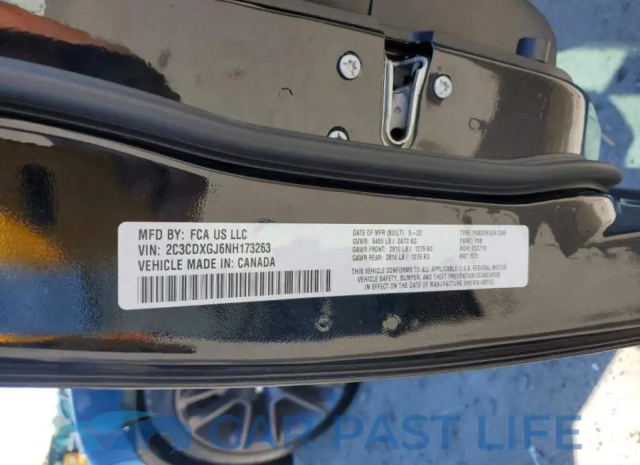 2C3CDXGJ6NH173263# 12