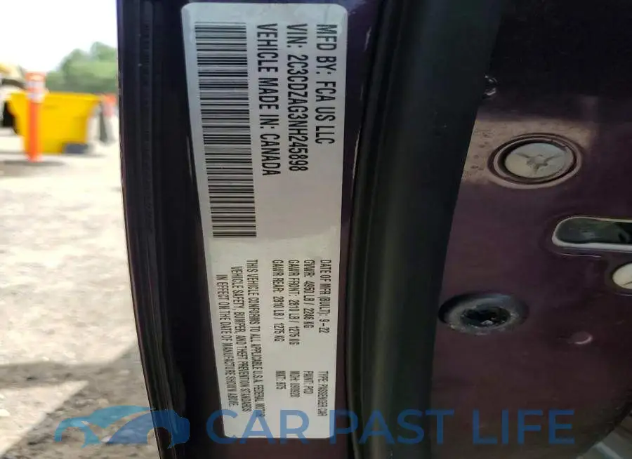 2C3CDZAG3NH245898# 13