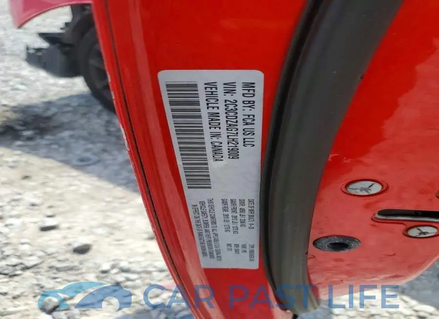 2C3CDZAG7LH219009# 12