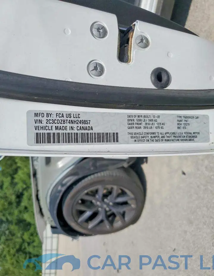 2C3CDZBT4NH249857# 12