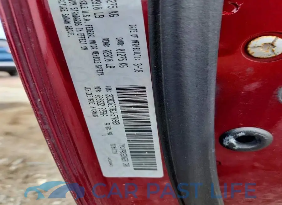 2C3CDZBT6JH270669# 12