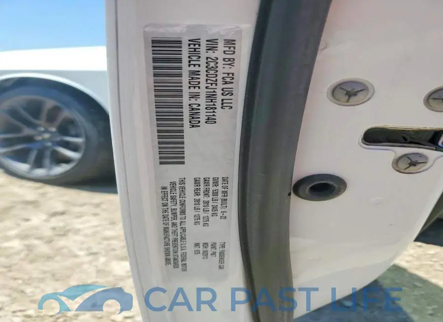 2C3CDZFJ1NH181140# 12