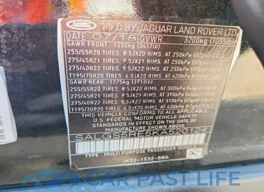 SALGS5RE5KA520124# 14
