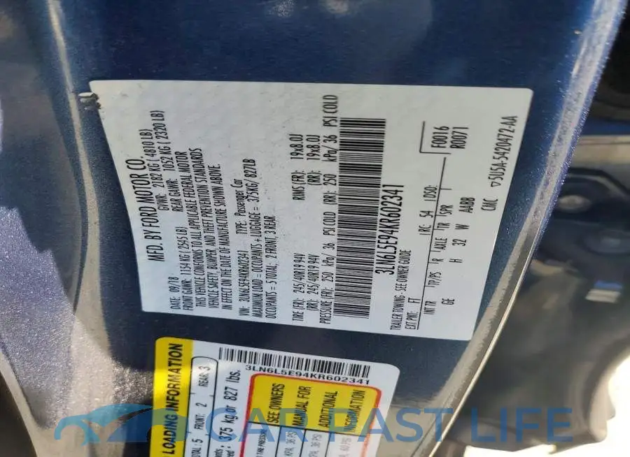 3LN6L5E94KR602341# 12
