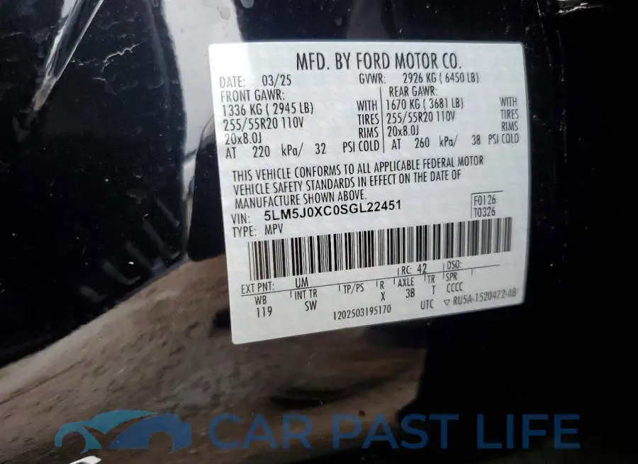 5LM5J0XC0SGL22451# 12